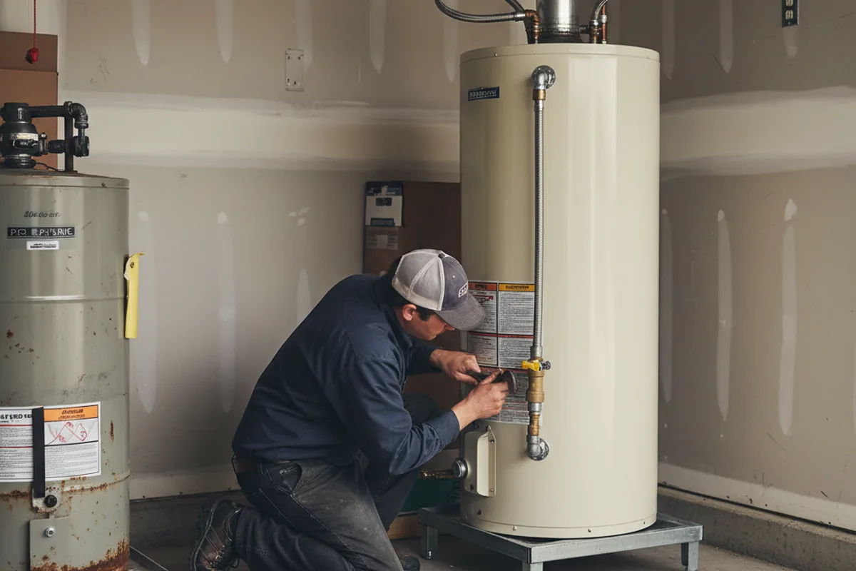 Water heater and shutoff valve replacement in Haleiwa